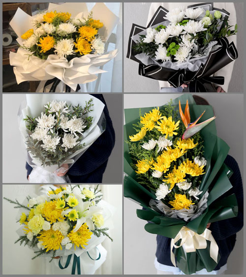 贵州贵阳开阳县高寨苗族布依族乡白事花束代送